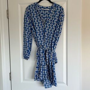 Zara Belted Print Dress